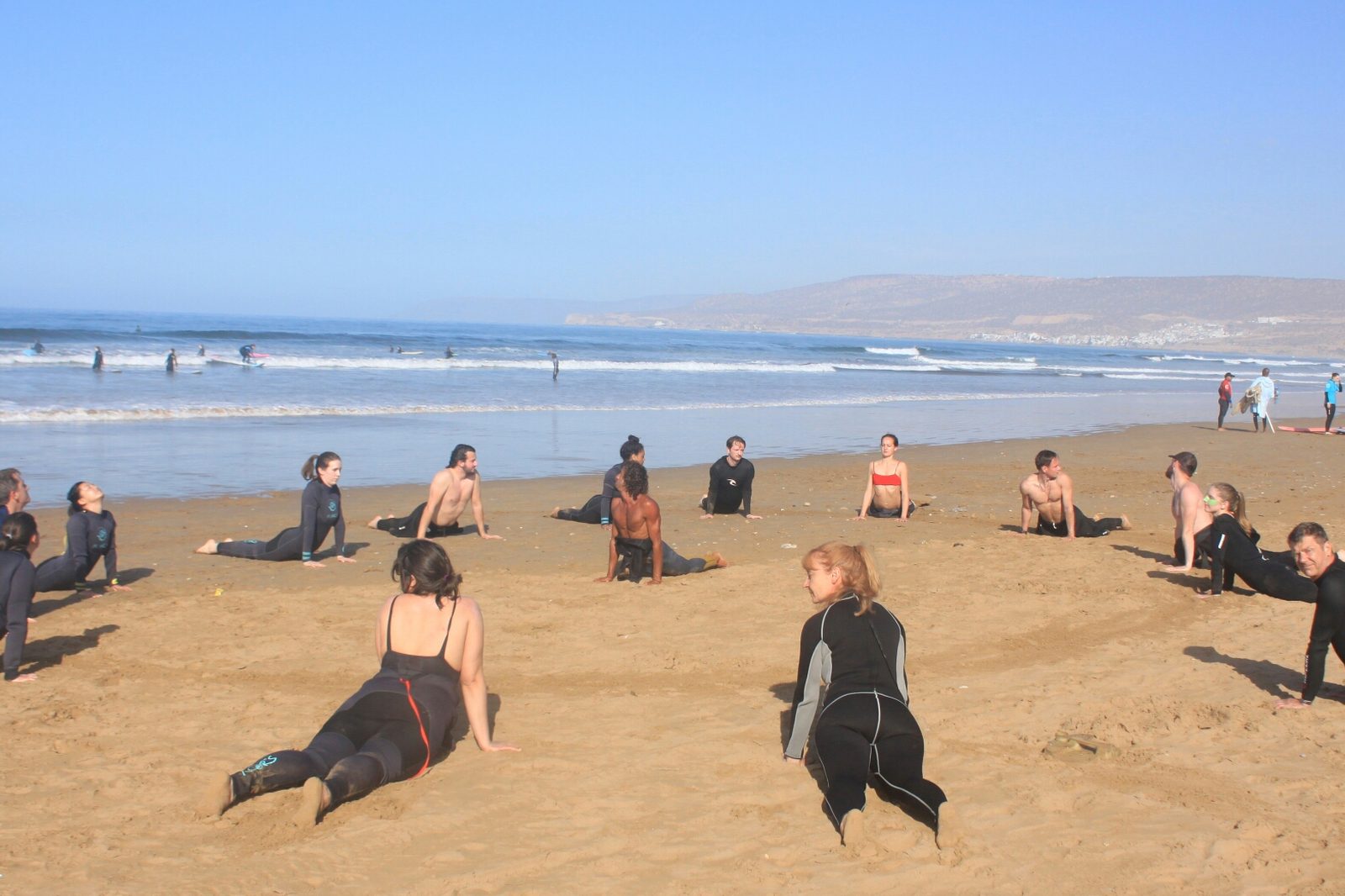 The coast between Tamraght and Taghazout